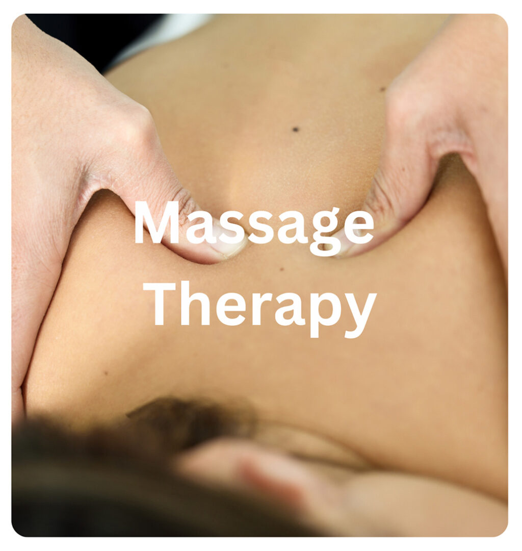 Patient receiving massage treatment at massage therapy clinic in Vancouver